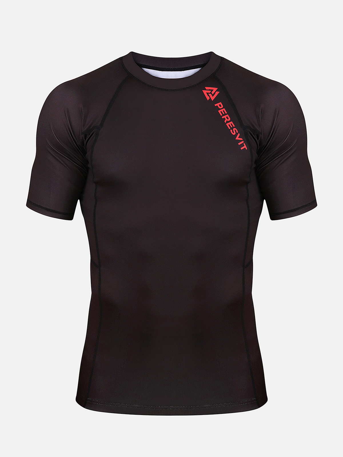 Core Rashguard Short Sleeve Black Red